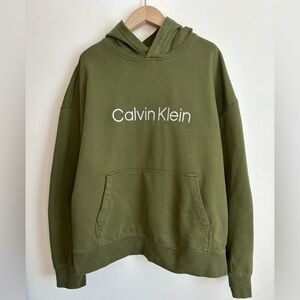 Calvin Klein Men's Olive Hoodie